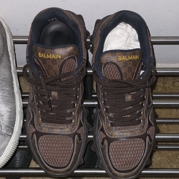 Balmain Sneakers and Cap - Picture 1 of 5